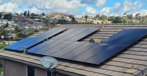 Old solar panels